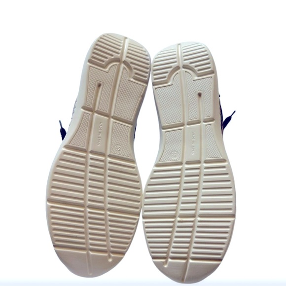 Free People Jackson Black Tropical Print Sneakers Size 38 US Size 7.5/8 NWOB - Picture 7 of 8